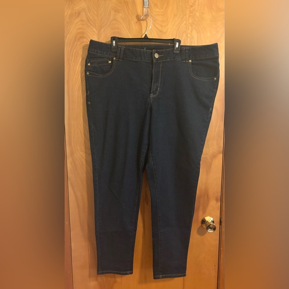 Lane Bryant Denim - Lane Bryant Indigo Skinny Genius Fit Denim Jeans Size 22 NWT